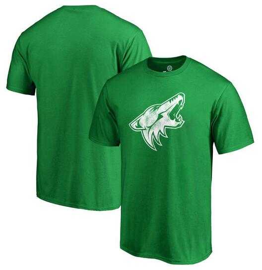 Men's Phoenix Coyotes Fanatics Branded St. Patrick's Day White Logo T-Shirt Kelly Green FengYun,We sell and wholesale Men's Phoenix Coyotes Fanatics Branded St. Patrick's Day White Logo T-Shirt Kelly Green FengYun on line form chian!